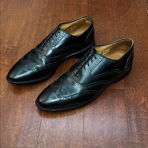 Allen Edmonds McClain Classic Black Leather Oxfords, Size 13